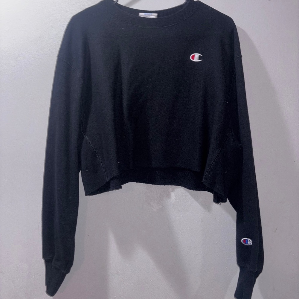 Champion Crop Sweatshirt Reversed Weave